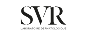 Logo de SVR, marca dermatológica disponible en 27Skin